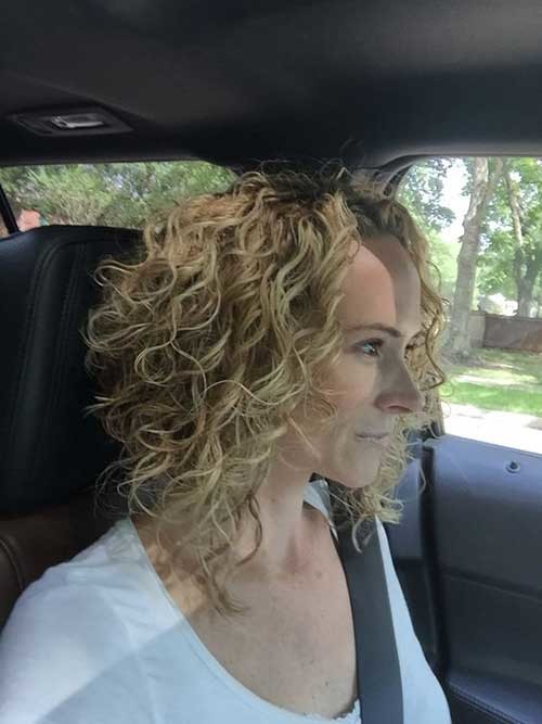 Short Aline Permed Hair