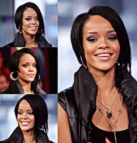 Short Asymmetrical Straight Bob