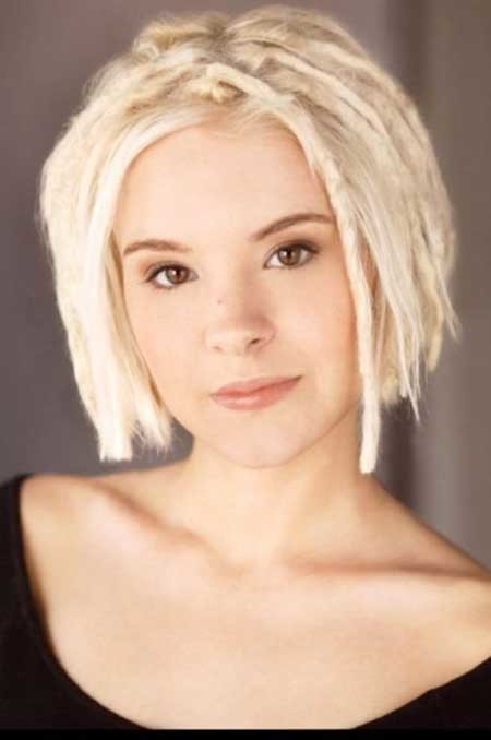 Short Blonde Bob Like Dreads