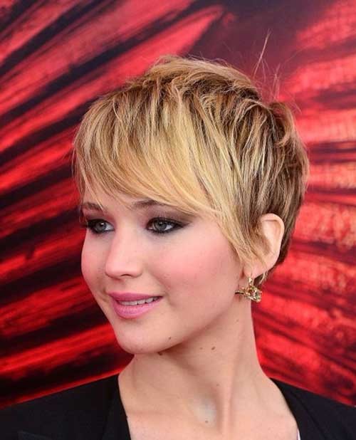 Short Blonde Pixie Style