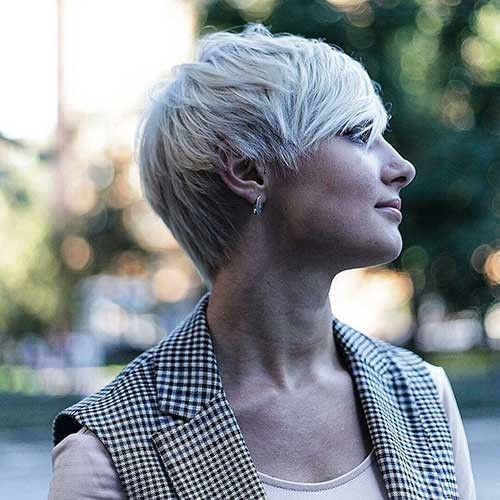 Short Blonde Pixie