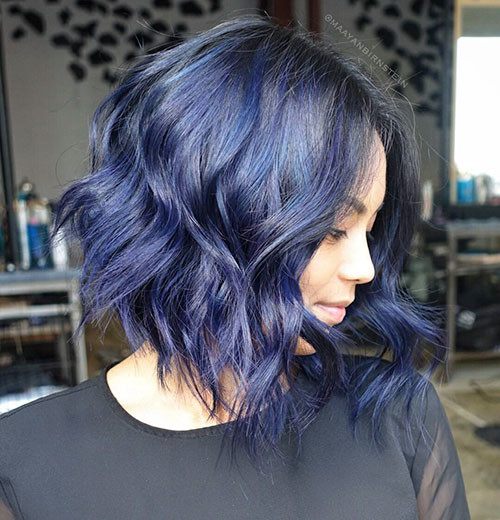 Short Blue Hair