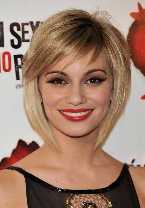 Short Bob Hair with Thin Bangs for Women