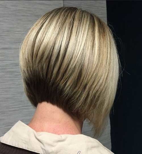 Short Bob Haircut Back View for Women