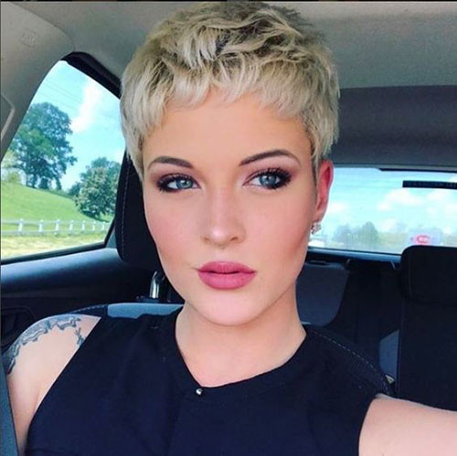 Short Cropped Hairstyle
