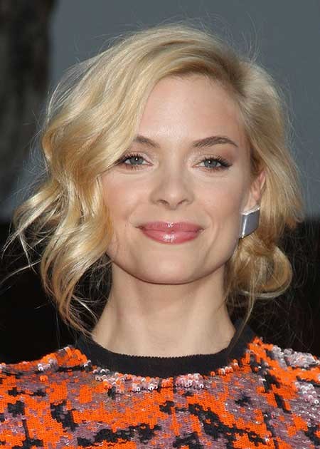 Short Curly Filled Blonde Hair
