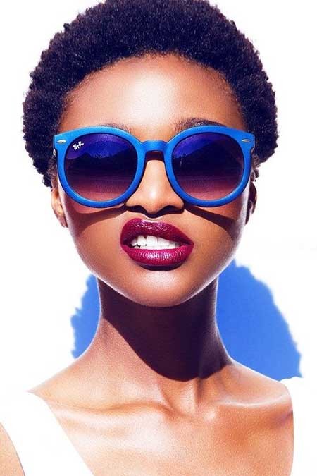 Short Cute Afro Haircut
