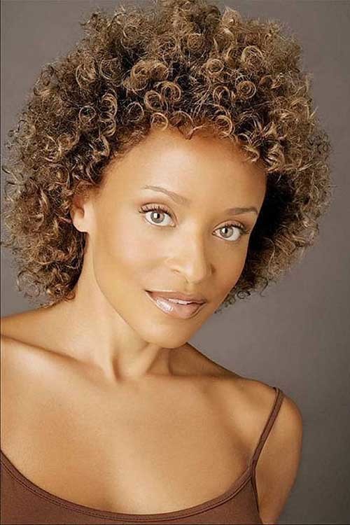 Short Easy Curly Natural Haircut