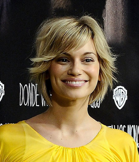 Short Filled Blonde Hair