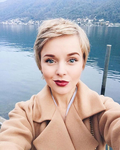 Short Fine Pixie Hairstyle