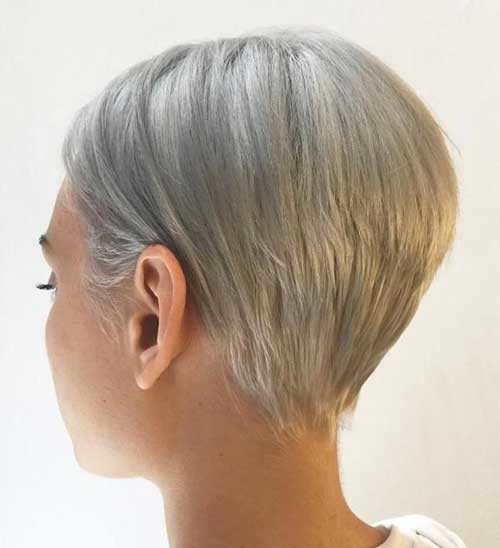 Short Grey Fine Hair