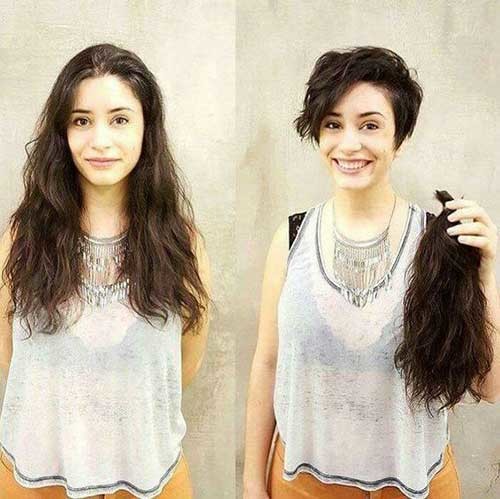 Short Hair with Longer Side