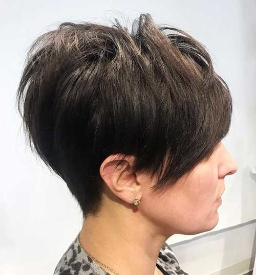 Short Layered Pixie Hairstyle