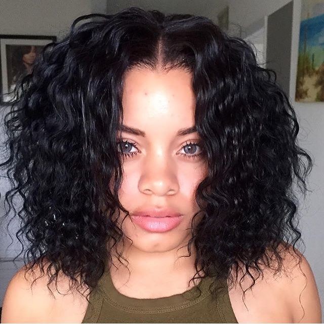Short Loose Dark Curls