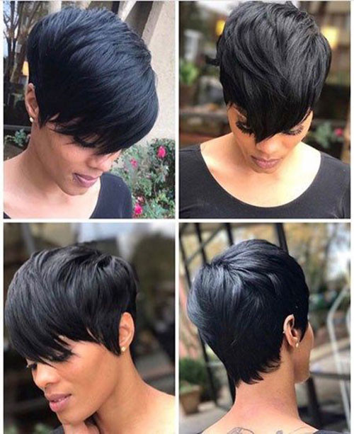 Short Pixie Black Hairstyle