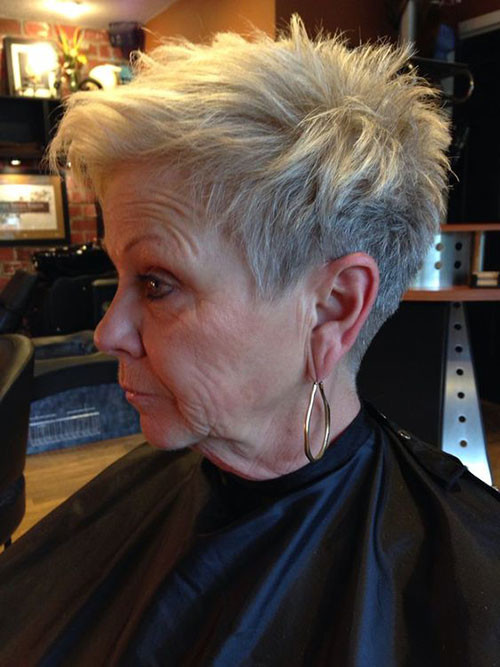 Short Sassy Pixie Cut for Women Over 50