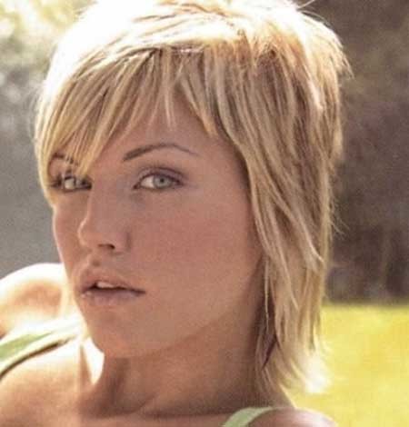 Short Thick Layered Hairstyle