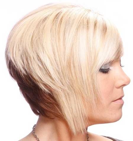 Short Two Color Original Looking Bob
