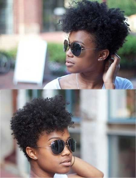 Short Voluminous Tight Curls