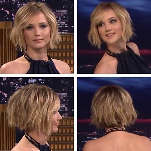 Short Wavy Bob Hairstyle 1