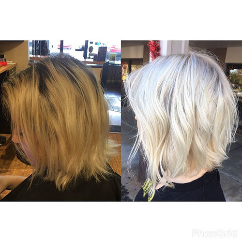 Short White Blonde Hair 2