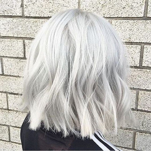 Short White Blonde Hairstyles 1