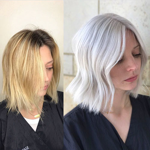 Short White Hairstyles 1