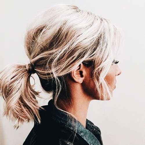 Simple Short Ponytail