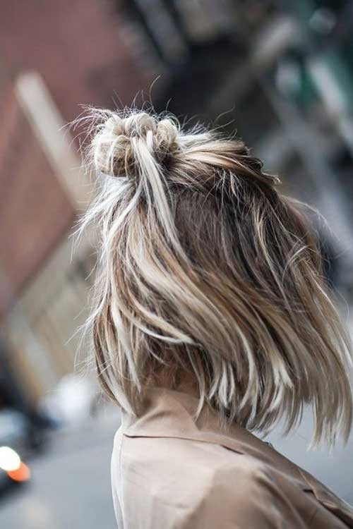 Simple Updo for Short Hair
