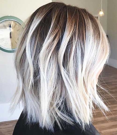Textured Blonde Bob