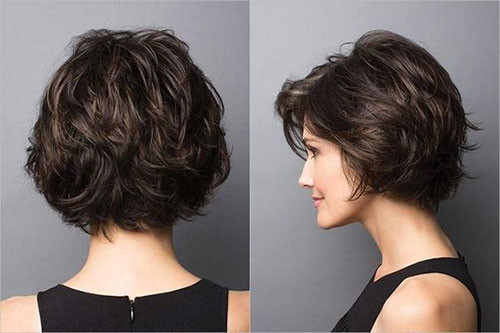 Thick Layered Short Hair