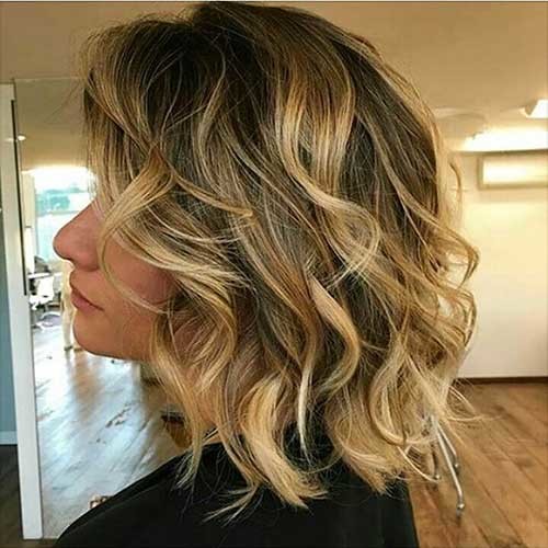 Wavy Balayage Bob