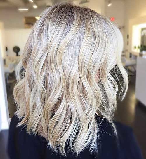 Wavy Blonde Bob