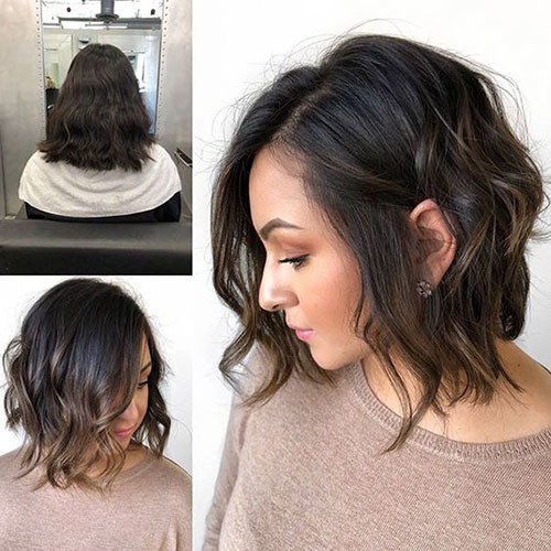 Wavy Lob for Girls