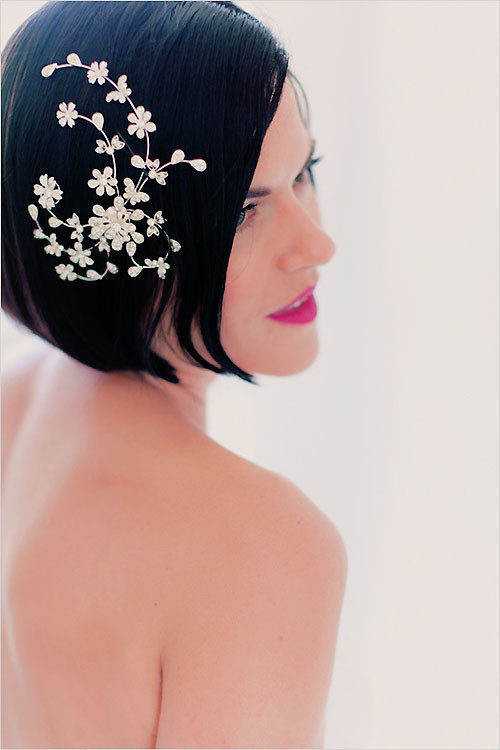 Wedding hairstyles ideas for short hair