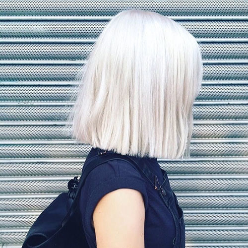 White Blonde Short Hairstyles