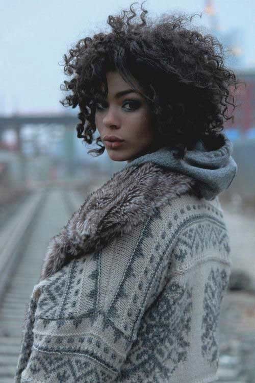 Cute Short Haircut For Curly Hair