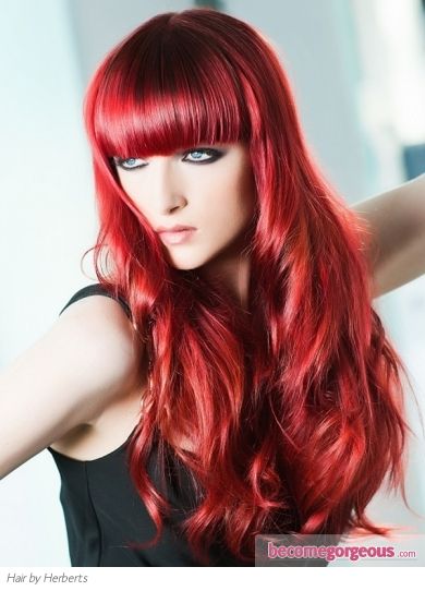 Puffy Waves with Blunt Bangs 1