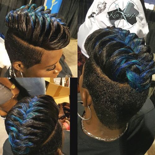 Blue Black Braid