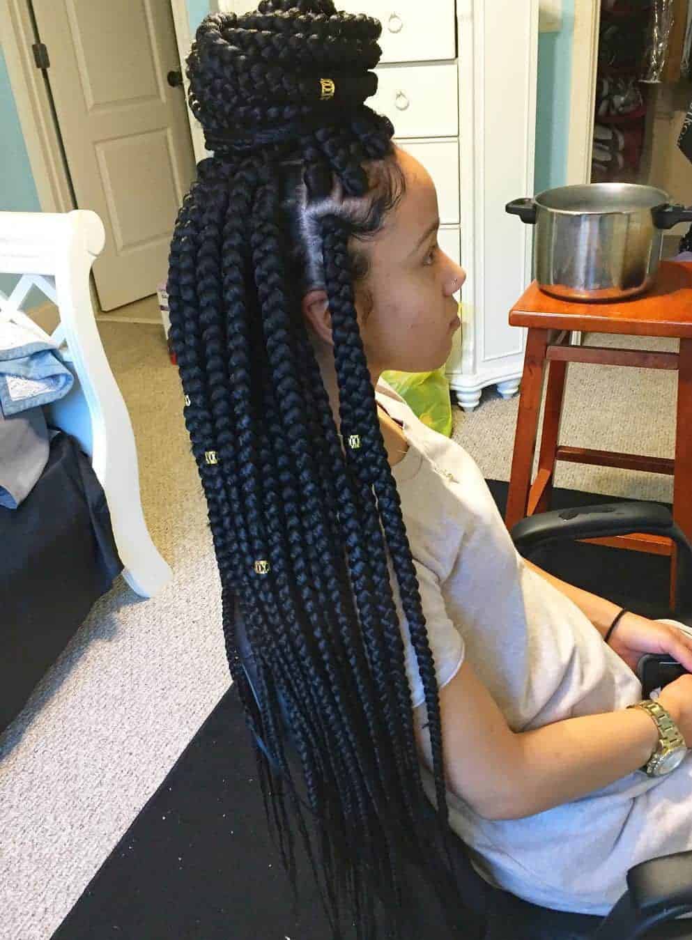 Braid up Bun