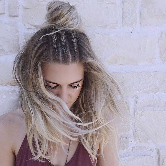 Braided Bun for Long Hair