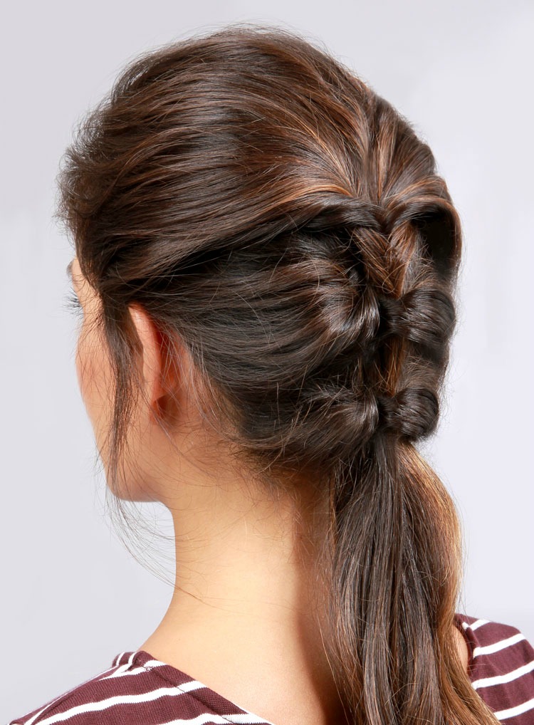 Braided Ponytails with a Twist