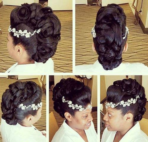 Bridal Faux Hawk