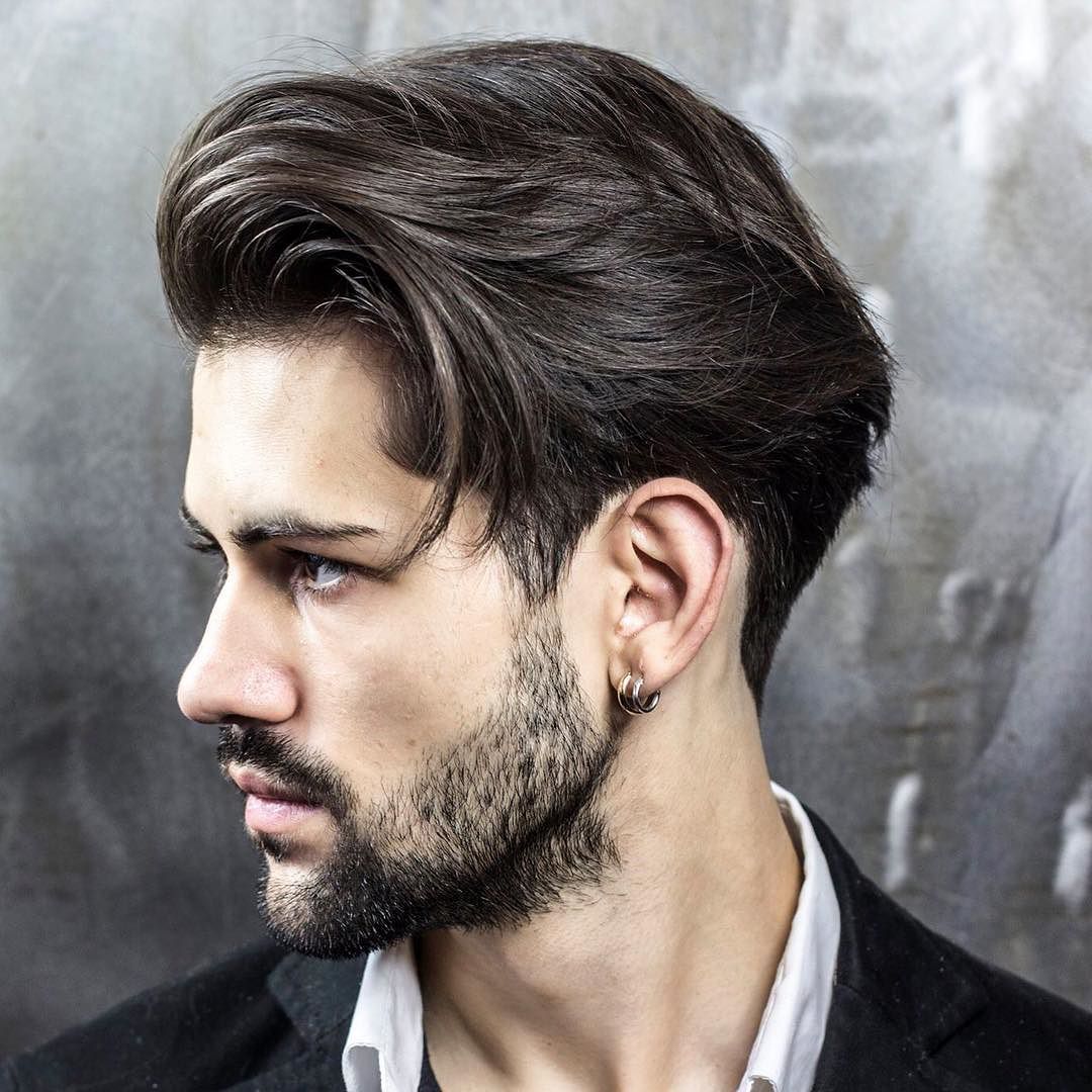 Combed Back Mushroom Cut