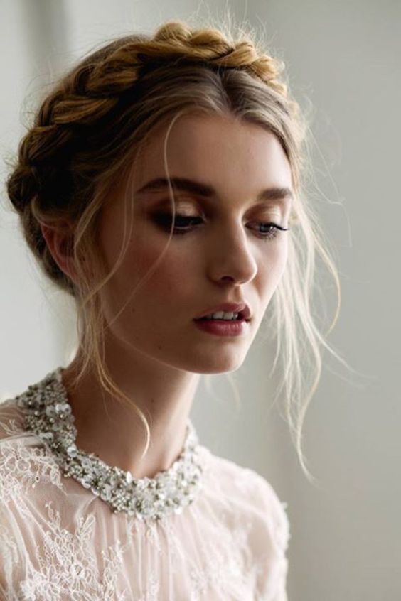 Crown Braid with Strands
