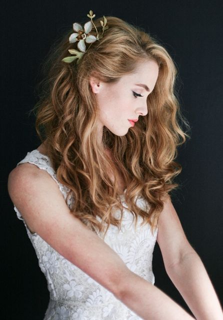 Curly Long Hair with Hair Clips