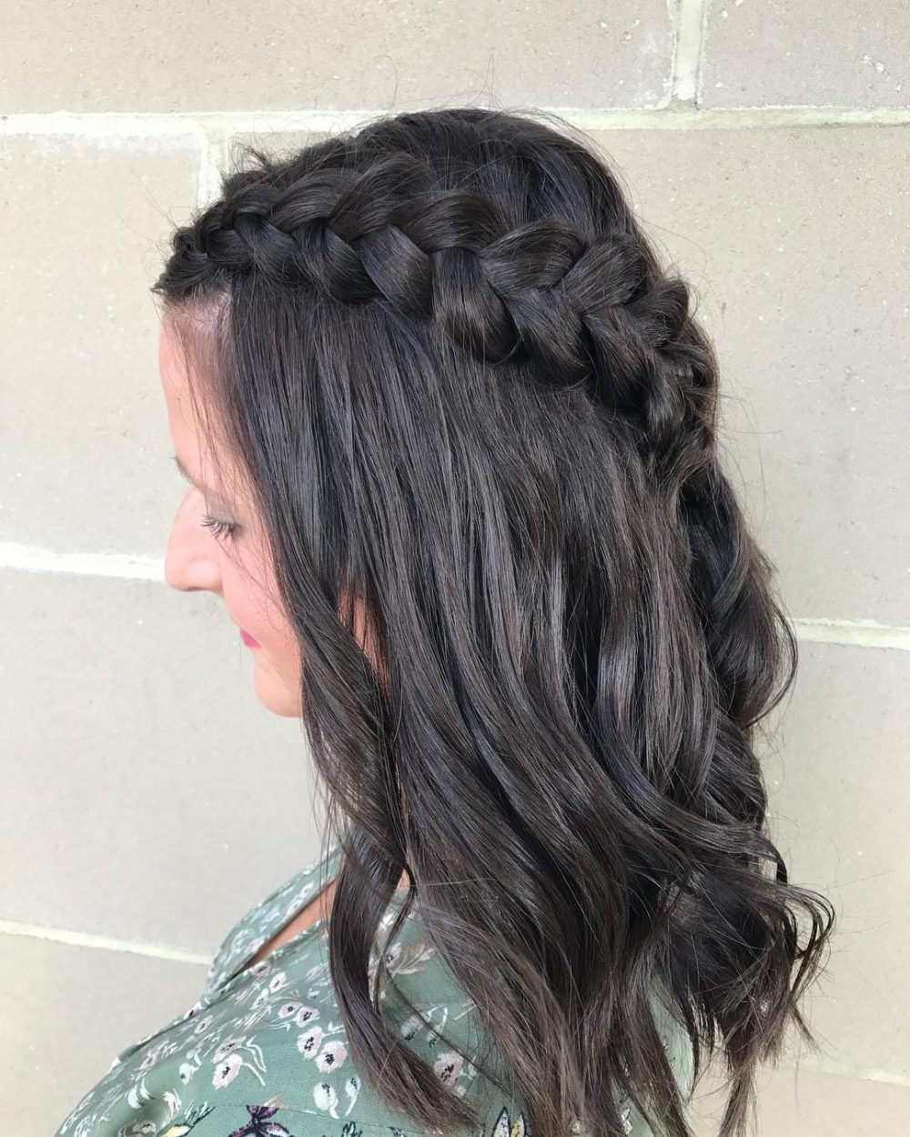Diagonally Plaited Crown