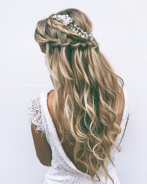 Double Braided Half up Half down