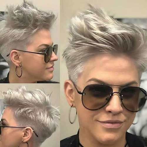 Edgy Rocker Short Hairstyle
