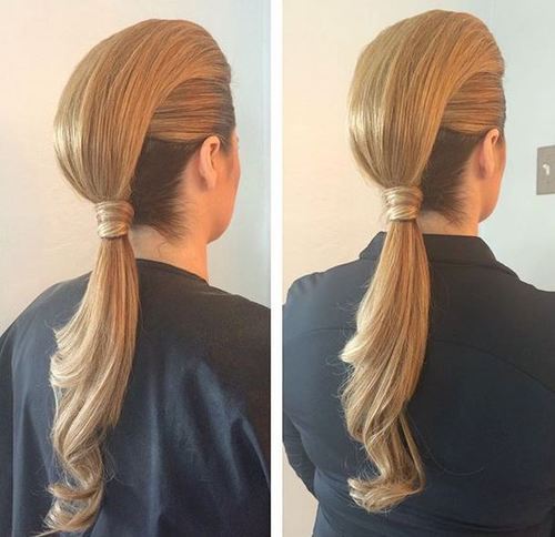 Faux Hawk Ponytail